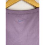 Nike One Dri-Fit Women’s Short Sleeve Cropped Top Size M Purple Brown Photo 3