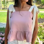 These Three Boutique Piper Bow Tie Crop Top Photo 0
