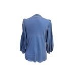 The Great . Blue Cotton Puff Sleeve Top Size 0 (US 0-2) Photo 2