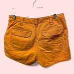 Cute pumpkin spice Y2K cargo shorts cotton canvas GH Bass Orange Size 10 Photo 1