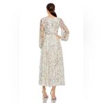 Mac Duggal NWT Floral Sequin Long Sleeve Dress 93788 Size 4 Photo 1