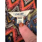 I Love H81 Los Angeles Womens Medium Multicolor Diamond Print Dress Sleeveless Photo 4