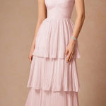 Azazie Atelier Isla Powder Pink Maxi Dress Photo 0