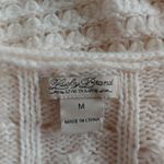 Lucky Brand  Ivory Cable Knit Sweater Photo 3