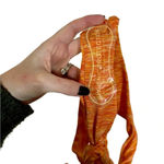 Lovers + Friends NWT Lucky Top (L) & Bottom (M) Bikini Orange Space Dye Revolve Photo 8