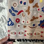 Umgee  nwt Boho Embroidered Mini Skirt Bird Flower Mexicana Folk Pattern Sz M Photo 1