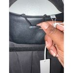 Chico's 3 Women's Black Faux Leather Grommet Detail Collarless Jacket 16 XL NWT Photo 9