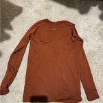 Lululemon  athletica Long Sleeve Top - Rust Photo 3