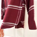 Old Navy  Classic Shirt button down long sleeve flannel plaid shirt Crimson Photo 2