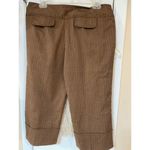 No Boundaries  brown pin stripe dress capris Photo 2