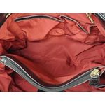 Anne Klein Black  Faux Croc Shoulder Bag Purse with Gold Tone Hardware Logo Charm Photo 9