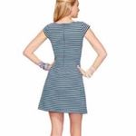 Lilly Pulitzer Briella Striped Blue White Cap Sleeve Lined Dress S Photo 3