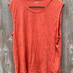 Quince Women's  Terracotta Burnt Orange Muscle Tank XL Photo 0