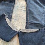 New Look Brooke Flare Leg Cut Off Hem Dark Wash Jeans Size 8 Photo 4