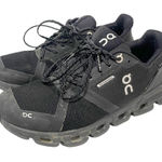 On Running Size 6.5 Cloud‎ Waterproof Black Athletic Sneakers Photo 0