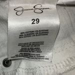 Jessica Simpson Kiss Me Super Skinny White Jeans Size 29 Photo 9