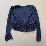 Aritzia  Sunday Best Cropped Tie Front Kimberly Blouse Photo 6