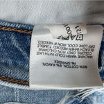 EXPRESS  Conscious Edit Straight Ankle High Rise Jeans Blue 4 Distressed‎ Photo 10