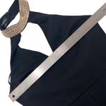 Bebe Black Jeweled Halter Neck Jumpsuit Photo 11