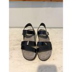 Naot Sandals Womens Size 36 Black Genuine Leather Comfort Israel Walking Shoes Photo 2