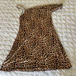 Nasty Gal Leopard Asymmetrical Mini Dress Photo 7
