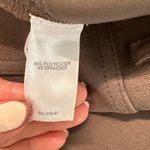 Loft J. Jill Luxe Women's Brown Faux-Suede Pants Microfiber Stretch, Size 6P, EUC Photo 3