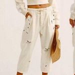 Free People Painter Cropped Pants XS Photo 1