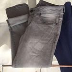SO  Juniors Gray Denim 5-Pocket Stretch Rolled Cuff Capri Jean Photo 0