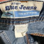 Old Navy Vintage 2002 Denim Skirt Short Midi Front‎ Split 100% Cotton Size 4  Photo 6