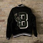 Milwaukee Bucks letterman jacket Black Size L Photo 1