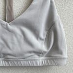 Lululemon White Arise Light Support Racerback Athletic Workout Sports Bra Photo 6