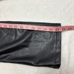 Abercrombie & Fitch 90's Straight Ultra High Rise Faux Leather Black Pants 26 Photo 7