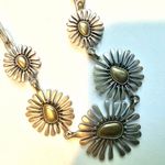 Lucky Brand Two-Toned Sunburst Floral Collar Necklace Photo 10