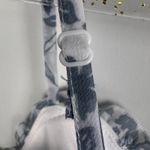 B. Smart  T Strap Sundress Size 13 Floral Mini Babydoll Ruffles Blue & White Photo 9