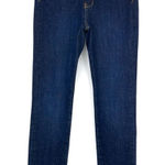 Pilcro The Split Straight Jeans Dark Wash 28 Photo 0