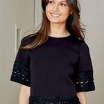 Design History NWT  Maci Scuba Top - Black Size S Photo 0