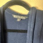Athleta Open Front Drape Cardigan Sweater with Hood Navy Size Small Photo 2