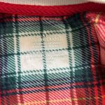 Cuddl Duds  Plaid Pajama Top Long Sleeve Fleece Red Green Holiday Size Small Photo 3