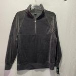 Wild Fable Women's Quarter Zip Velour Tunic Sweatshirt - GRAY - SIZE XS Photo 5