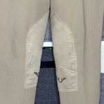 TuffRider  Ladies Ribb Lowrise Pull-On Knee Patch Breeches Tan Size 26 Photo 5