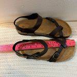 New. Women's Brown Sandals – Breathable Thong Design with Cork Footbed Size 10 Photo 12