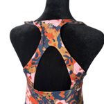 prAna  Womens Locano Bra Tank‎ Top Floral Print Size S Racerback Moisture Wicking Photo 5