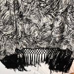 Democracy  Women's Sleeveless Boho Fringe Open Vest‎ Size Large Photo 6