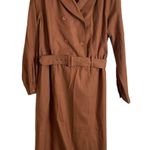 Vintage Together Terracotta Brown Long Sleeve Dress with pockets size 16 Photo 14