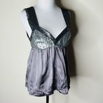 Proenza Schouler  Silver Silk Sequined Tank Photo 1