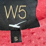 W5 Anthropologie  mauve swiss Dot Blouse Top Long Bell Sleeves Small NEW Photo 4