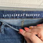 Articles of Society London High Rise Cropped Flare Denim Jeans Photo 10