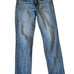 JCREW BLUE DENIM STRETCH SKINNY LEG MID RISE ACID WASH JEANS 30 Photo 1