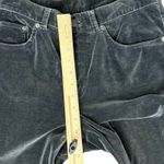 Ralph Lauren Vintage Lauren Dark Gray Velvet Tapered Pants 5 Pocket Jeans size 6 Photo 4