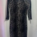 The Limited Womens 3/4 Sleeves Animal Print Bodycon Dress Photo 3
